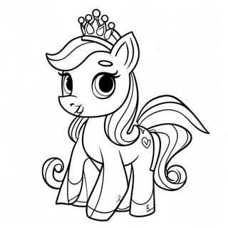 Beautiful Princess Cadence In A Sparkling Dress Coloring Page 55043-44351