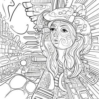 Glitch Art Coloring Page 55062-44359