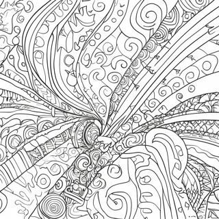 Colorful Glitch Patterns Coloring Page 55063-44372