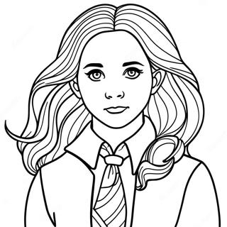 Hermione Harry Potter Coloring Pages