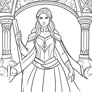 Throne Of Glass Coloring Pages