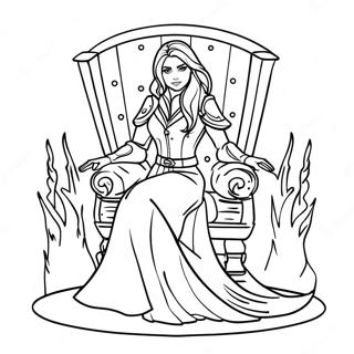 Throne Of Glass Coloring Page 55132-44415