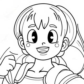 Bulma In Action Coloring Page 55153-44446