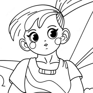 Bulma In Action Coloring Page 55153-44447