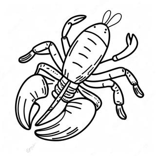 Crawfish Coloring Pages