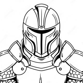 Shiny Steel Armor Coloring Page 55193-44474