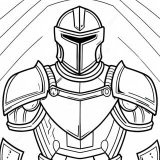 Shiny Steel Armor Coloring Page 55193-44475