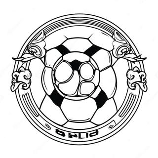 Soccer Logo Coloring Page 55212-44483