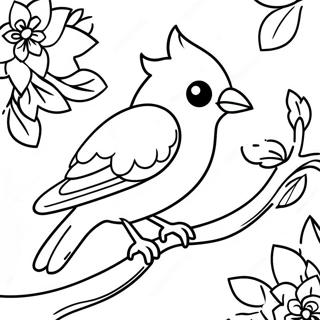 Realistic Bird Coloring Page 5521-4570