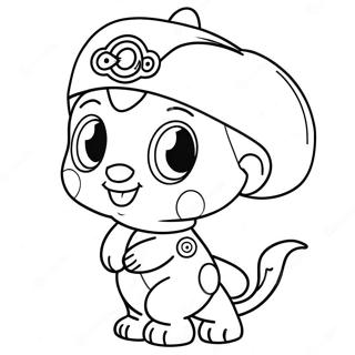 Cute Vosco Character Coloring Page 55253-44519