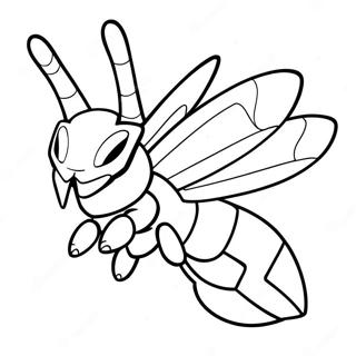 Beedrill Coloring Pages