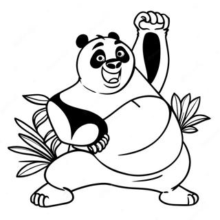 Kung Fu Panda Coloring Page 5531-4587