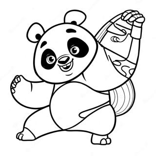 Kung Fu Panda Coloring Page 5531-4588