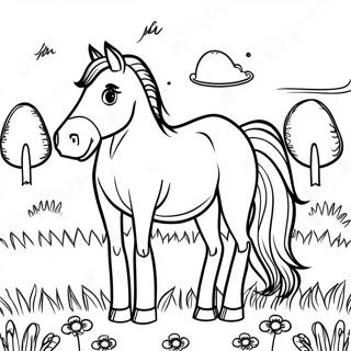 Clydesdale Coloring Pages