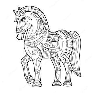 Trojan Horse Coloring Pages