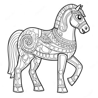 Trojan Horse Coloring Page 55342-44586