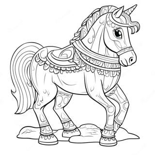 Trojan Horse Coloring Page 55342-44587