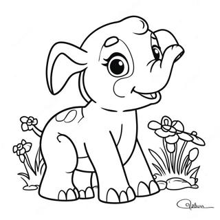 Ellie Coloring Page 55352-44594