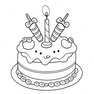 1st Birthday Coloring Pages