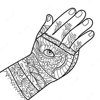 Beautiful Praying Hands Coloring Page 55373-44613