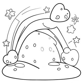 Rainbow Rocks Coloring Pages