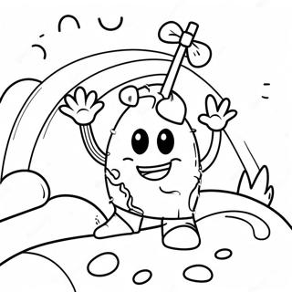 Rainbow Rocks Coloring Page 55392-44623