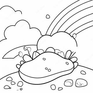 Sparkling Rainbow Rocks Coloring Page 55393-44629