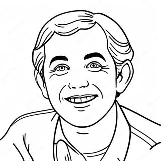 Paul With A Bright Smile Coloring Page 55403-44637