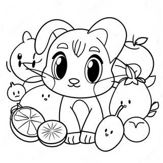 Fruits Basket Anime Coloring Pages