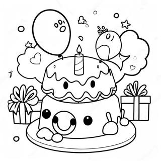 Happy 7th Birthday Coloring Pages