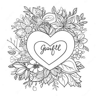 Grateful Coloring Pages