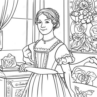 Jane Austen Coloring Page 55492-44707