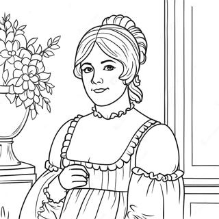 Pride And Prejudice Character Coloring Page 55493-44710