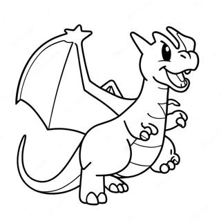 Charizard Flying High Coloring Page 55503-44719