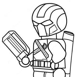 Lego Dc Super Villains Deathstroke Coloring Pages