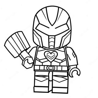 Deathstroke Lego Dc Super Villains Coloring Page 55522-44731