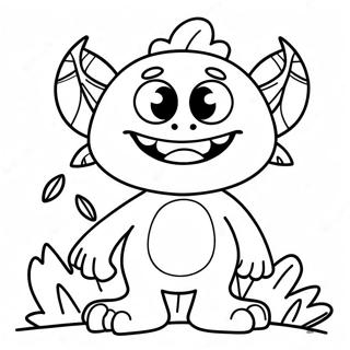 Friendly Monster Coloring Page 55533-44742