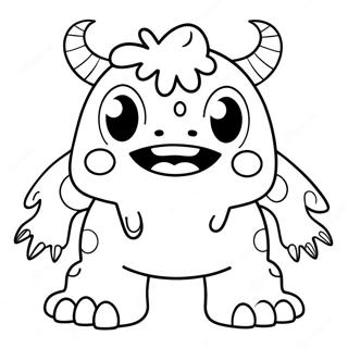 Friendly Monster Coloring Page 55533-44743