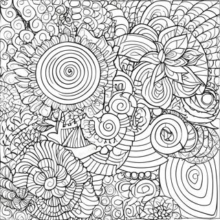 Op Art Coloring Pages