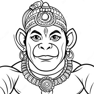 Hanuman Coloring Pages