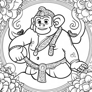 Hanuman Coloring Page 55572-44766