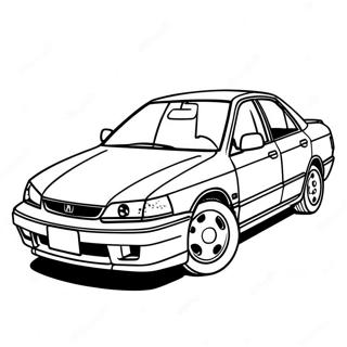 Honda Accord Coloring Pages