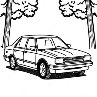 Honda Accord Classic Model Coloring Page 55612-44798