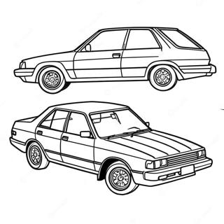 Honda Accord Classic Model Coloring Page 55612-44799