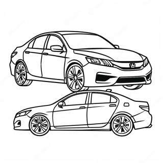 Honda Accord Sporty Design Coloring Page 55613-44811