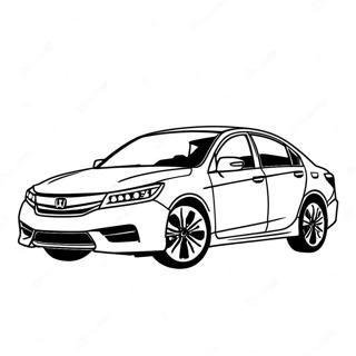 Honda Accord Sporty Design Coloring Page 55613-44812