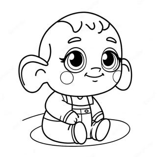 Cute Lol Baby Character Coloring Page 55672-44846