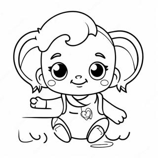 Cute Lol Baby Character Coloring Page 55672-44848