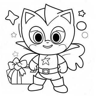 Pj Masks Christmas Coloring Page 55742-44898