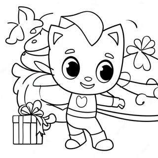 Pj Masks Christmas Coloring Page 55742-44900